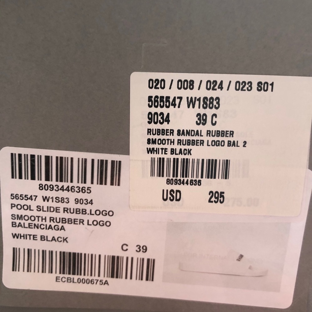 💥 SOLD ON DEPOP💥 Balenciaga Pool Slides NWT! - Picture 10 of 10